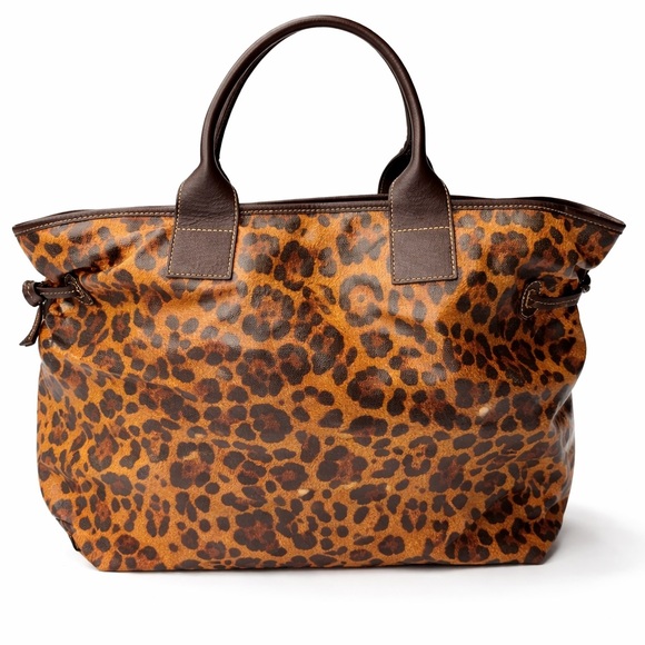 Dooney & Bourke Brown Leopard Tote - Picture 2 of 6